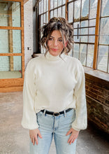 Load image into Gallery viewer, Rory Chunky Turtleneck Sweater in Cream