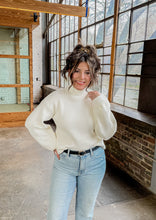 Load image into Gallery viewer, Rory Chunky Turtleneck Sweater in Cream