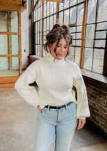 Load image into Gallery viewer, Rory Chunky Turtleneck Sweater in Cream