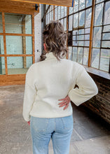 Load image into Gallery viewer, Rory Chunky Turtleneck Sweater in Cream
