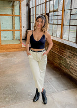 Load image into Gallery viewer, Taylor Me Down Strap Tank in Black