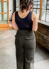 Load image into Gallery viewer, Olivia Ribbed Comfort Fit Tank in Black